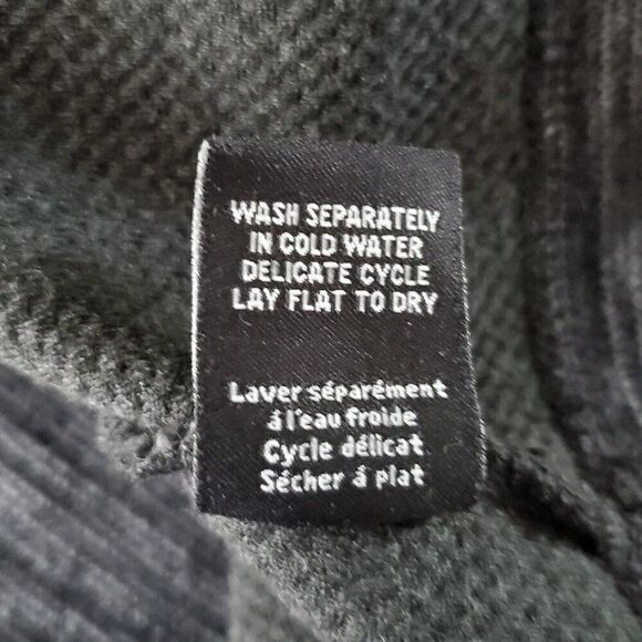 Kuhl Wool Blend Knit Hoodie Sweater S Long Sleeve Pullover V Neck Marled Gray - Picture 7 of 7